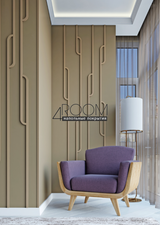 Декоративный угол из дюрополимера Bello Deco М19У1, 60х60 мм