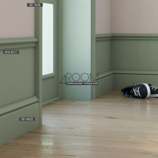 Молдинг из дюрополимера под покраску Bello Deco М10 45-17, 45х17х2000 мм
