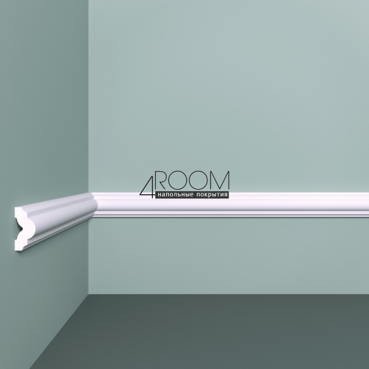 Молдинг из дюрополимера под покраску Bello Deco М14 25-12, 25х12х2000 мм