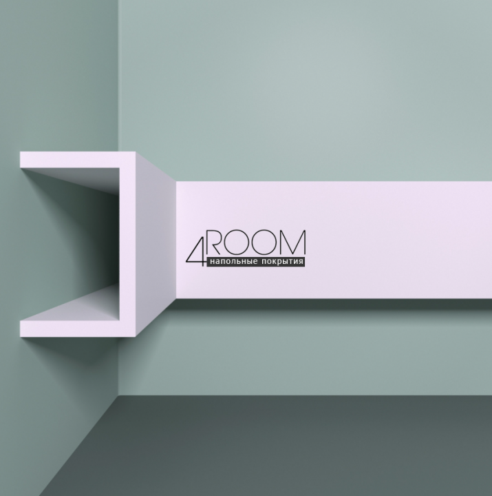 Молдинг из дюрополимера под покраску Bello Deco М32 80-50, 80х50х2000 мм