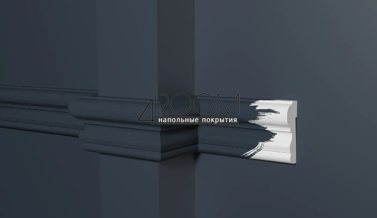 Молдинг из дюрополимера под покраску  Decor-Dizayn DD400, 16x44х2000 мм