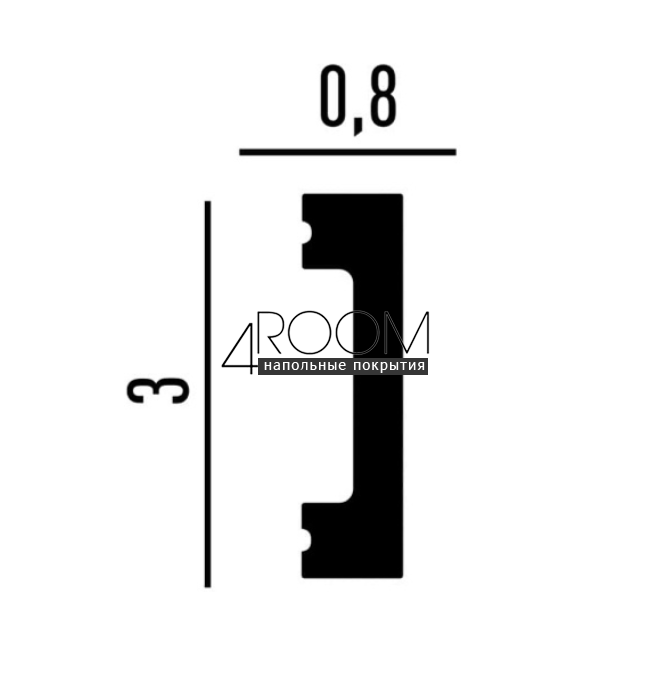 reyka-iz-dyuropolimera-pod-pokrasku-molding-perfect-plus-p160-2000-8h30h2000-mm