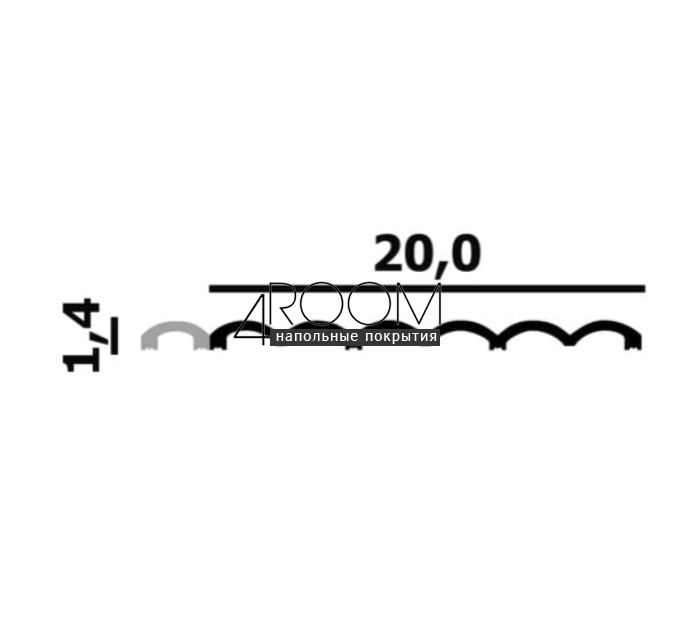 reyka-iz-dyuropolimera-pod-pokrasku-molding-perfect-plus-p135-2000-14h33h2000-mm